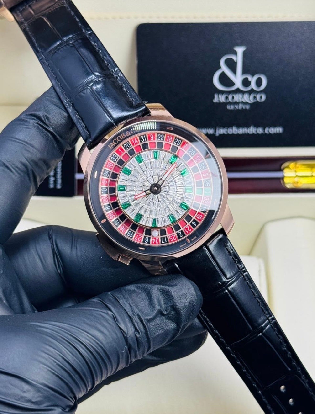 CASINO TOURBILLON by J&Co - ROSE GOLD Edition