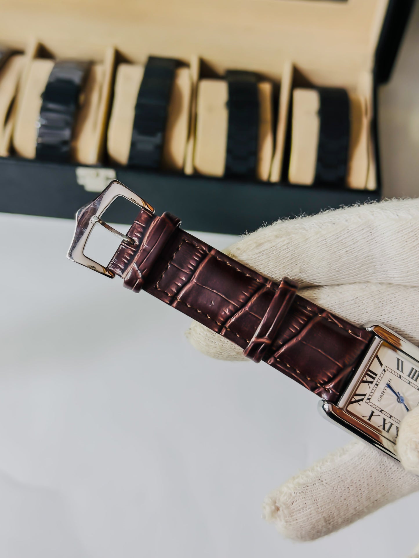 Old Money Tank - Silver Leather Edition