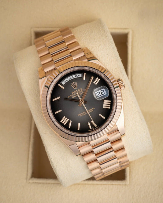 Rose Gold - Smokey Black Dial - Master Grade Automatic