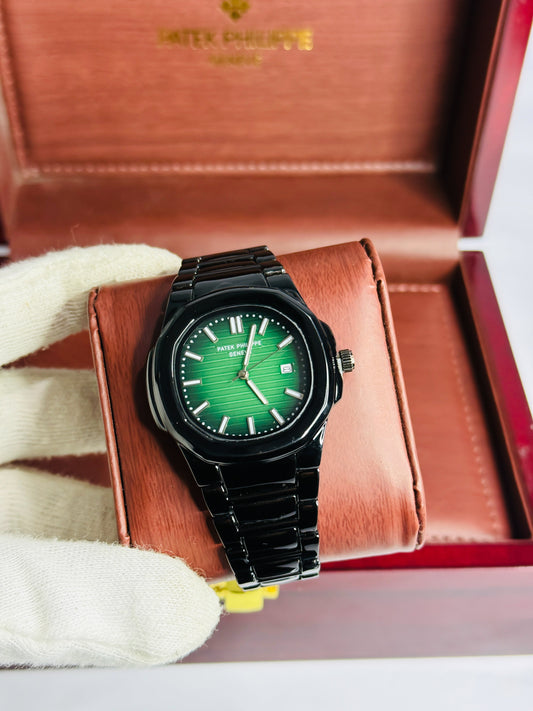PP Geneve Black - Green Dial