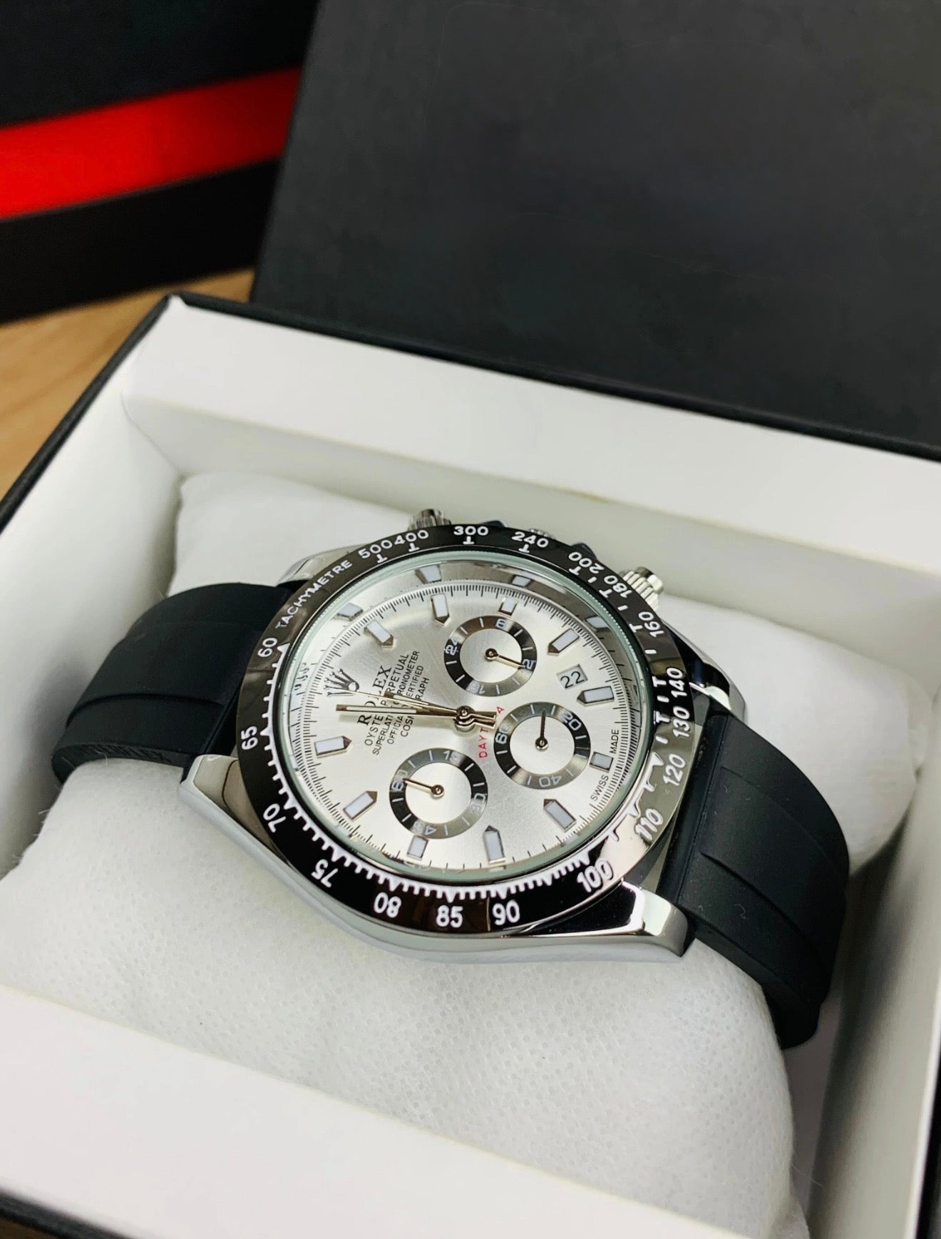 Black & Silver - Chronograph Strap Edition