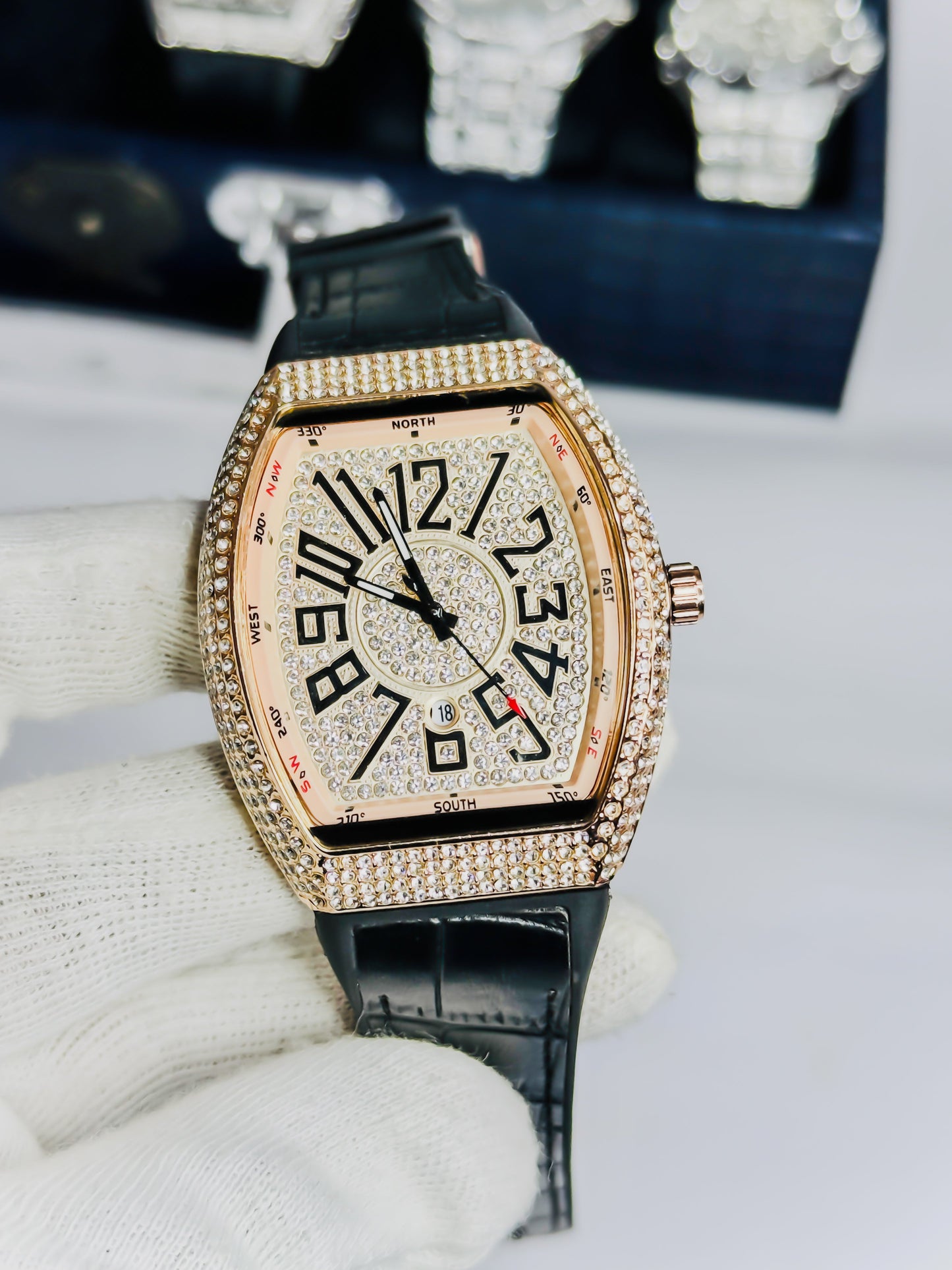 FM Premium - Black & Rose Gold Stone Edition