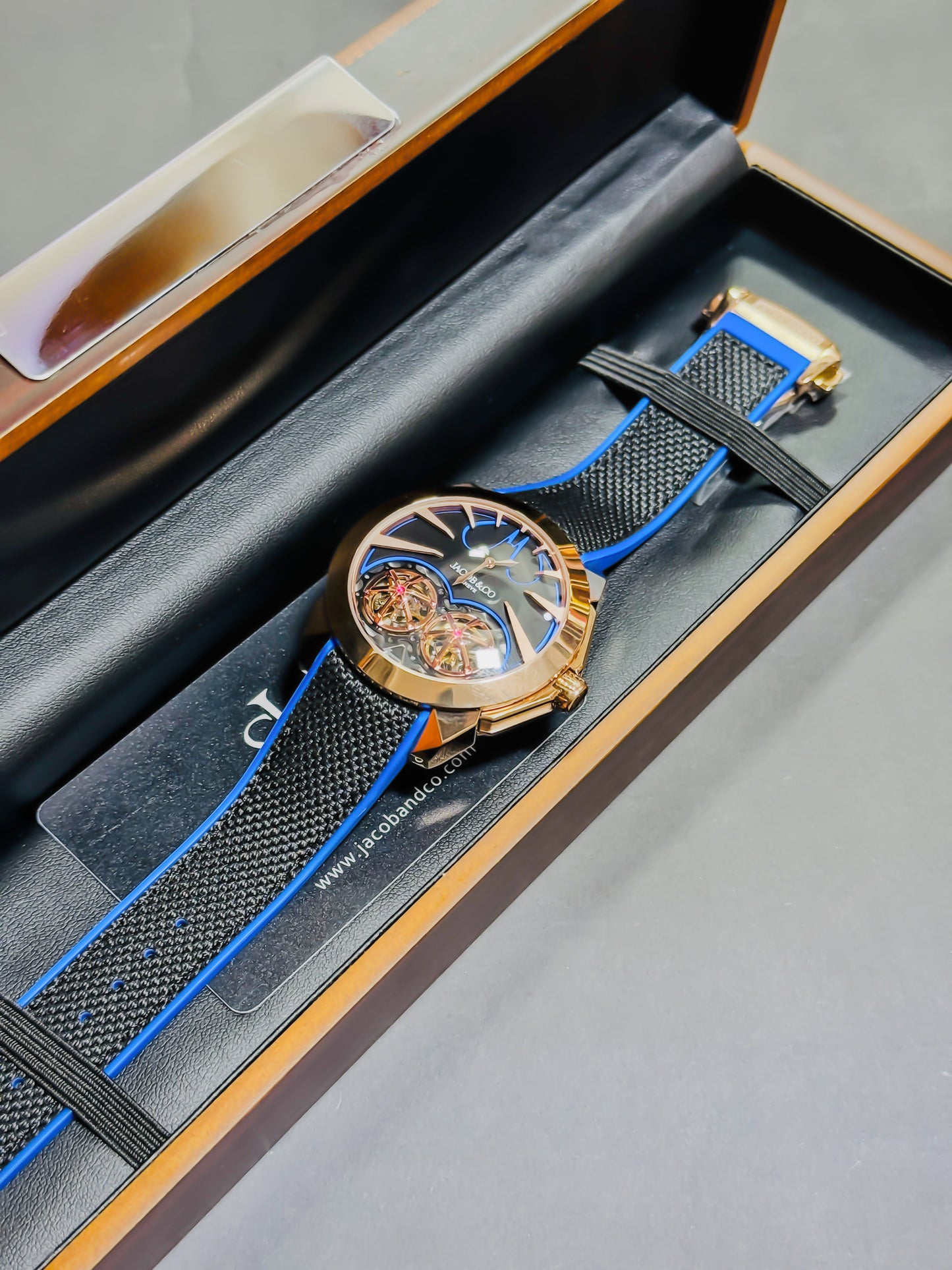 J&Co Batman Tourbillon - Dual Black & RoseGold Edition