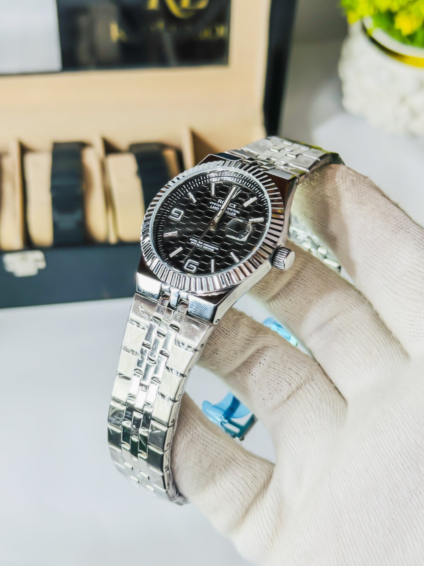 Land Dweller - Premium Silver & Black Dial Edition