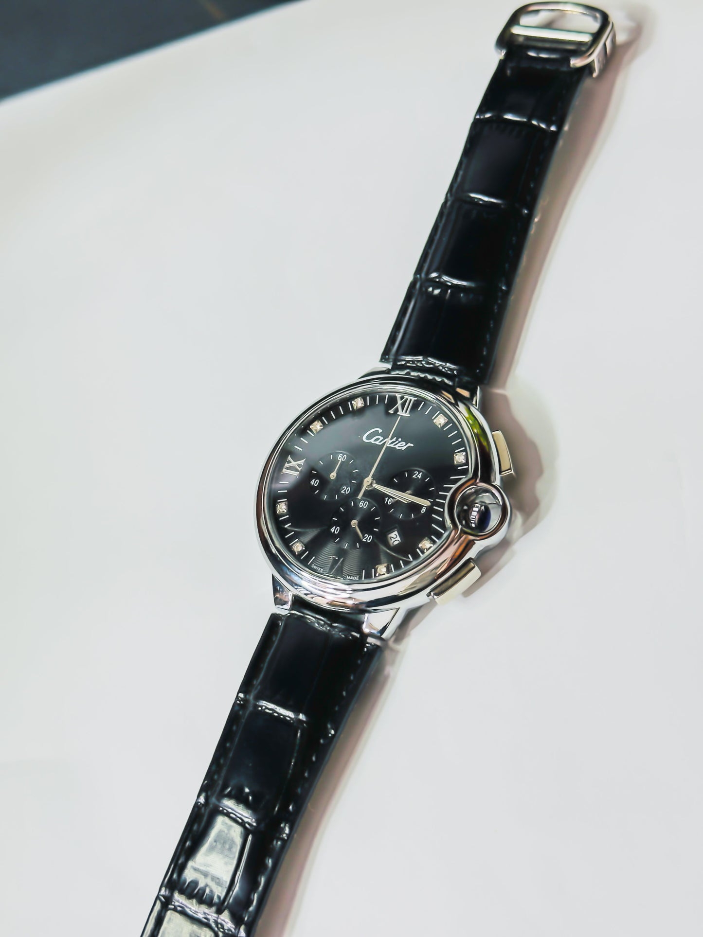 Cartier Moon Phases - Chronograph Black & Silver Edition