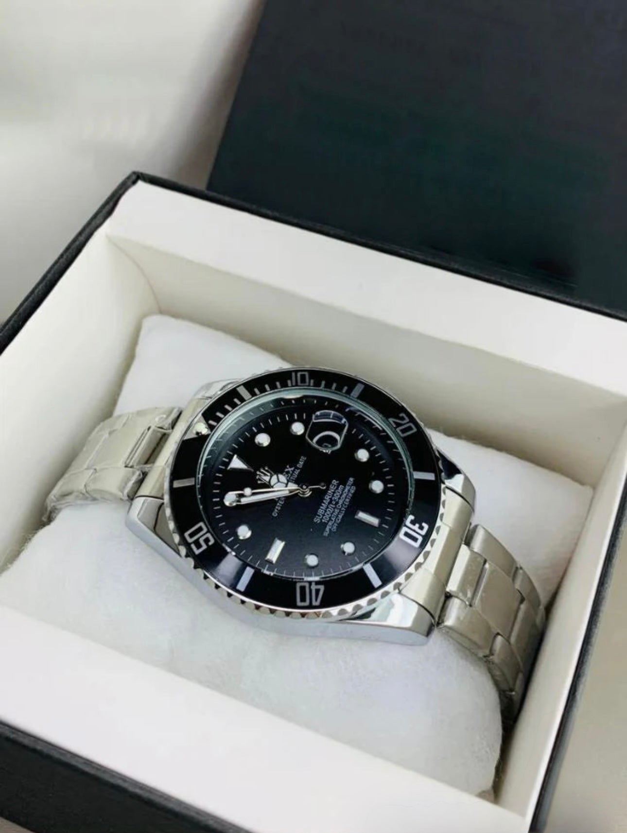 Submariner Silver - Black Dial Edition