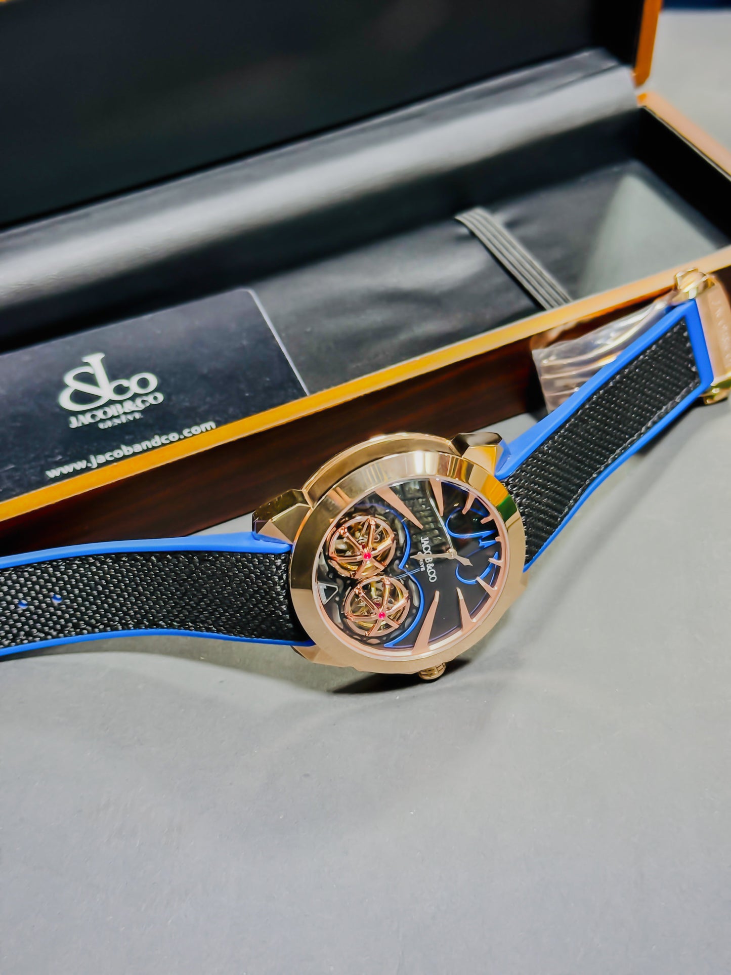J&Co Batman Tourbillon - Dual Black & RoseGold Edition