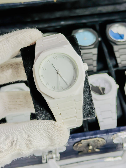 White Arabic Aura Watch