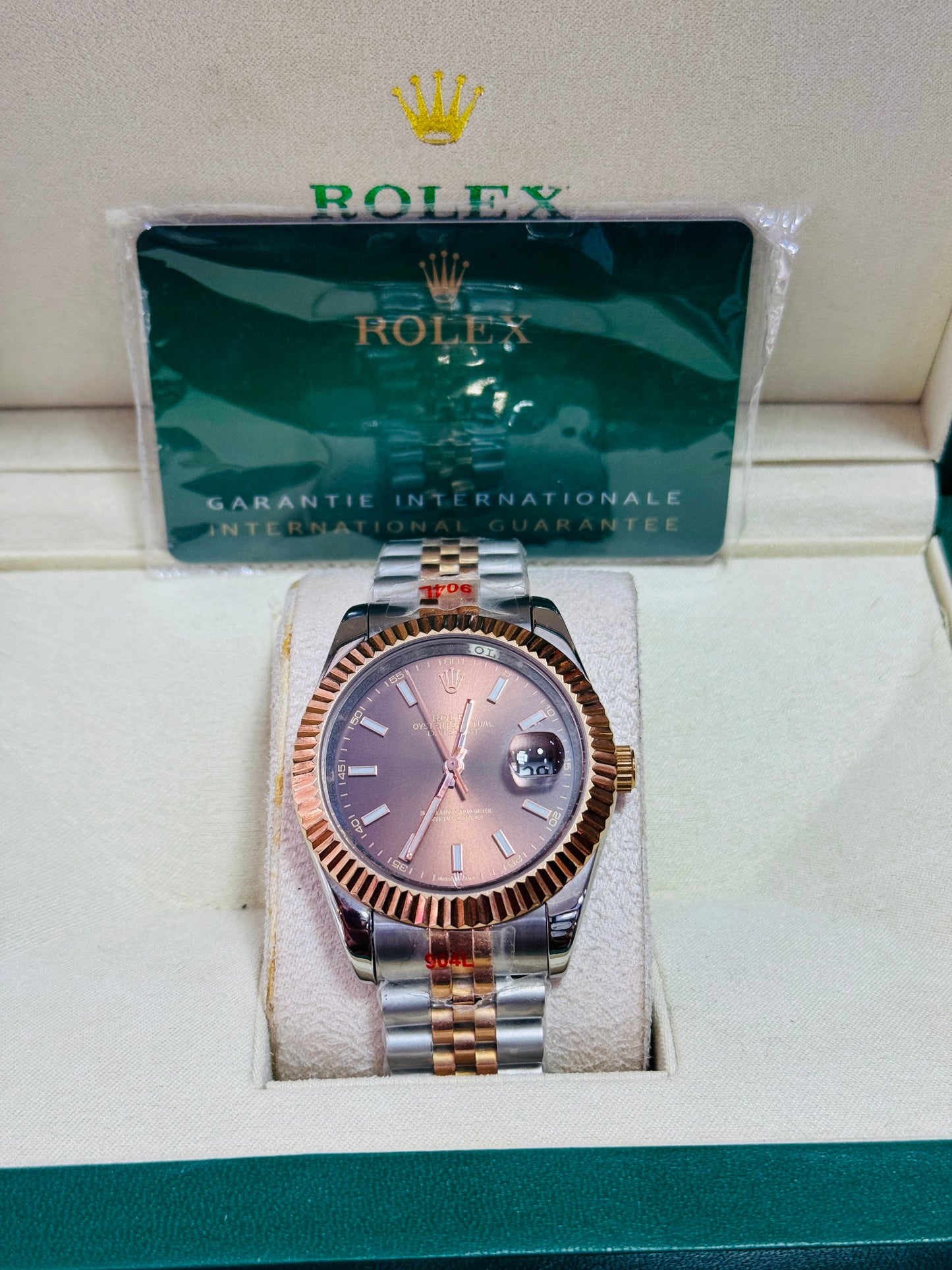 Rlx Date Just | Chocolate Bronze Dial | Two-Tone