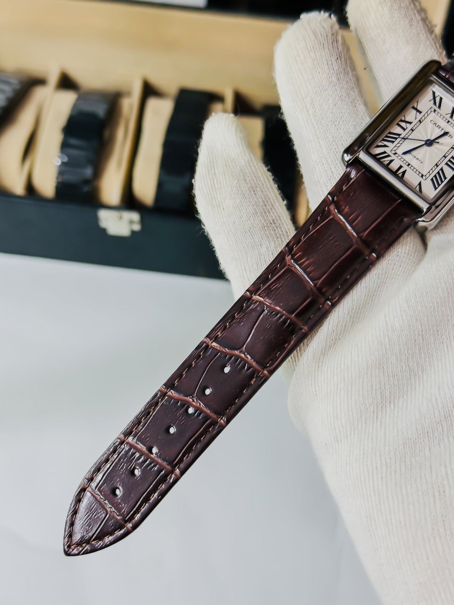 Old Money Tank - Silver Leather Edition