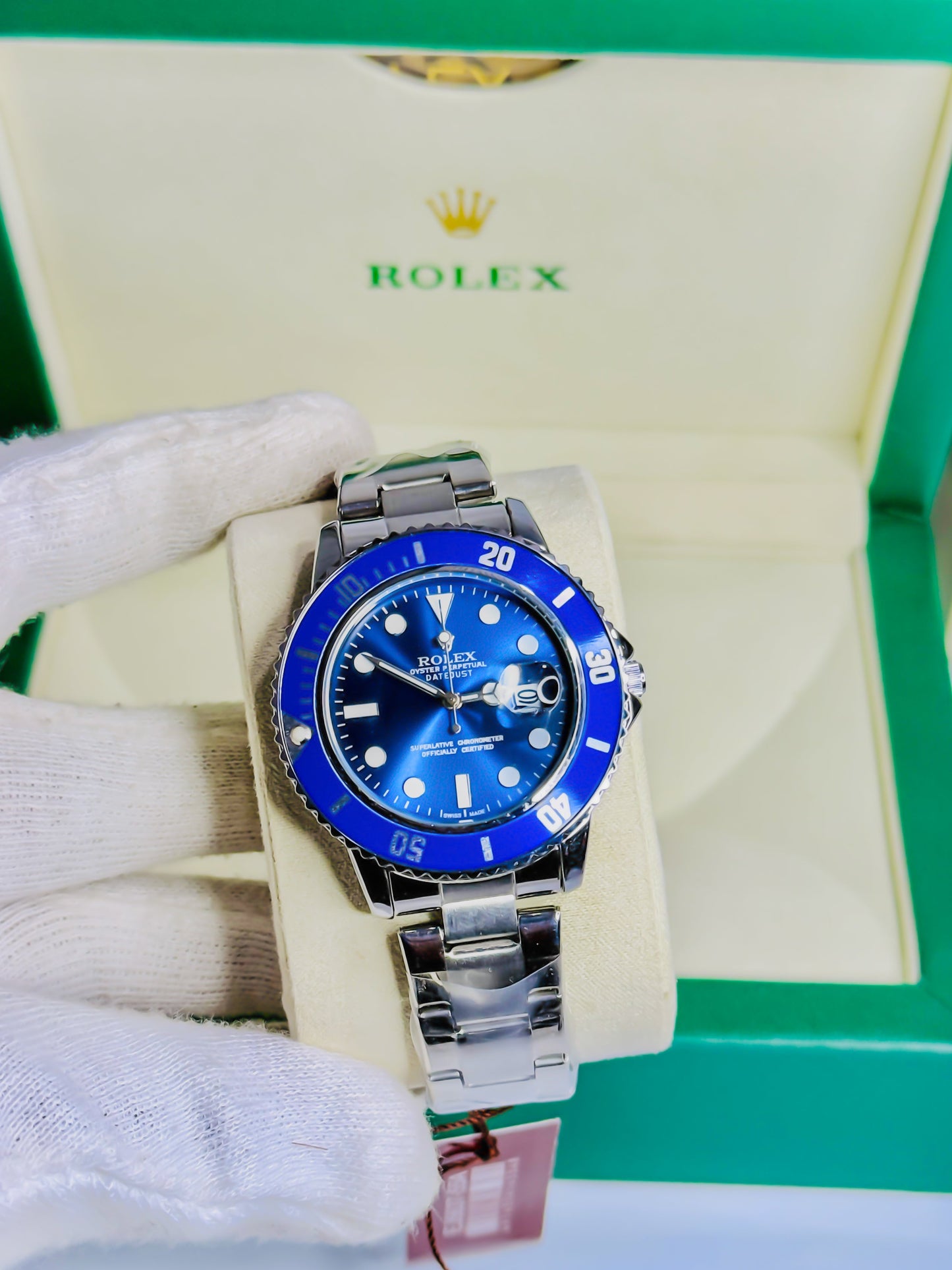DeepSea Noir – Premium Silver-Blue Edition