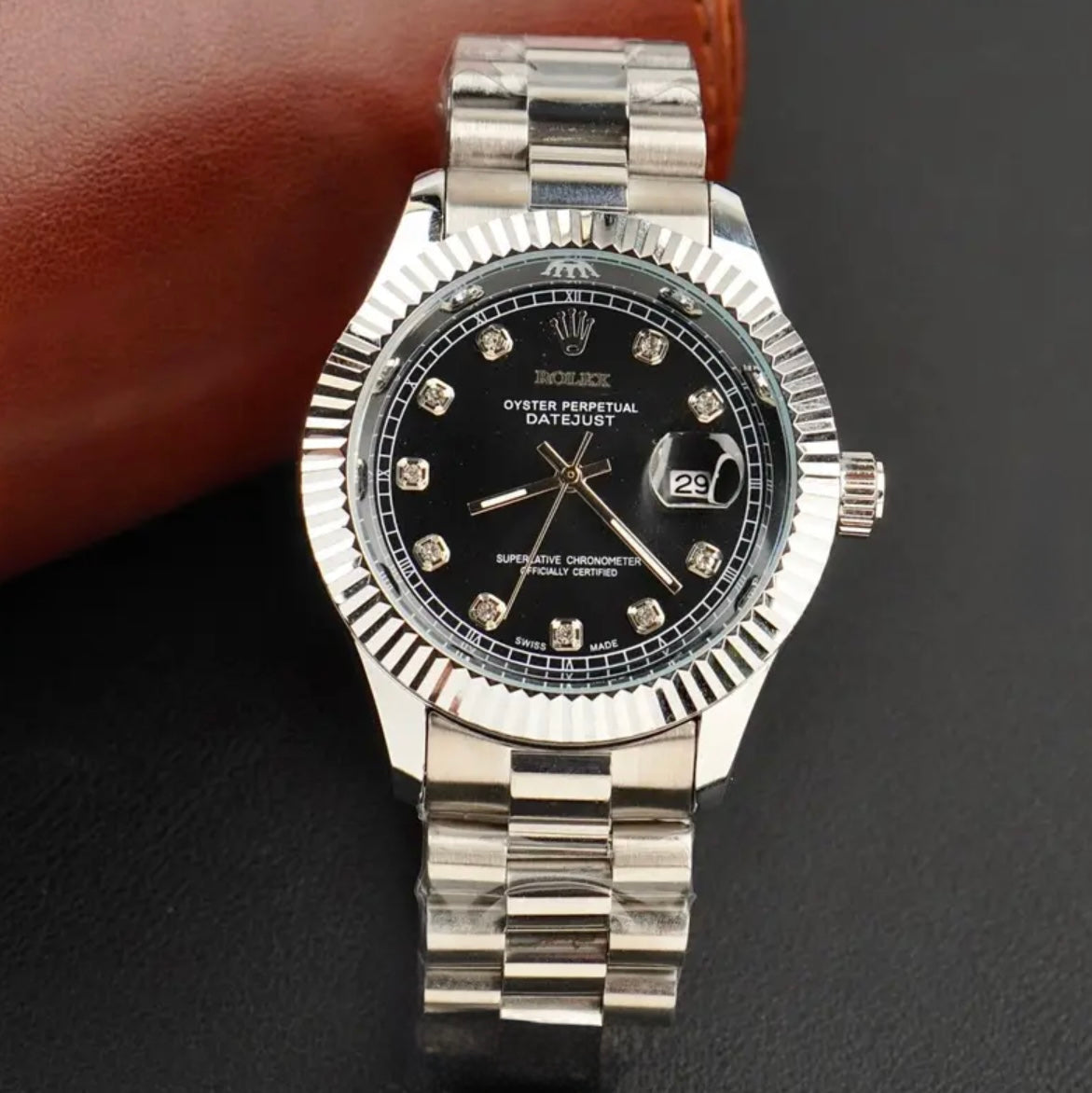 Royale Date Just - Silver Black