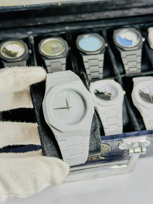 Grey Arabic Aura Watch