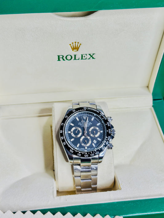 Daytona Silver - Black Dial Chronograph Edition