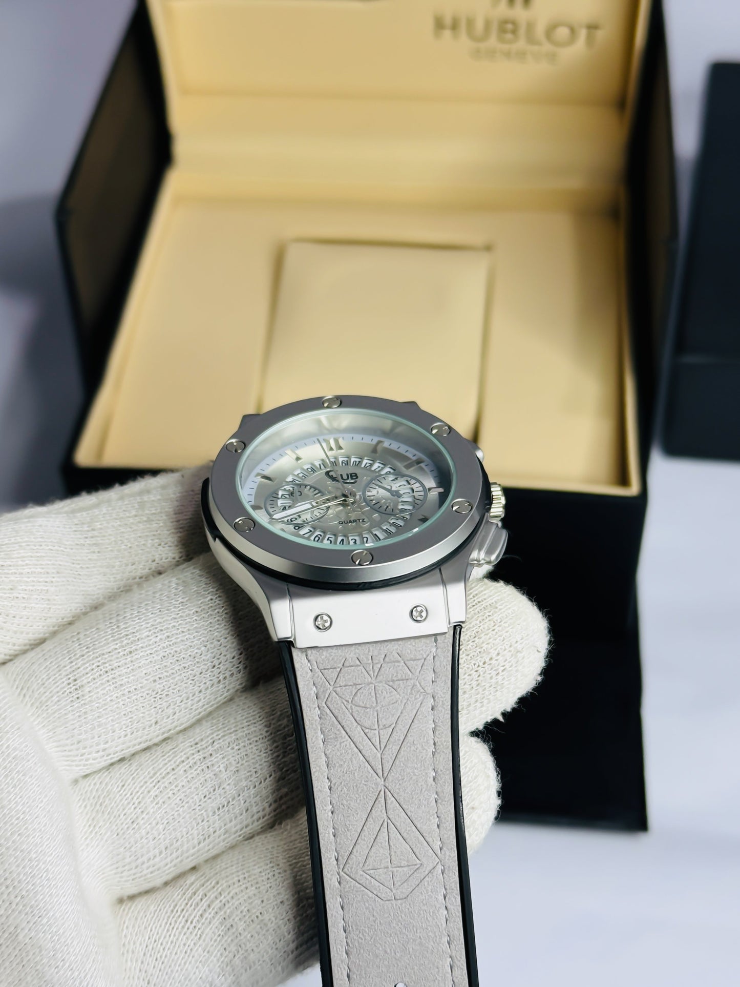 HB Geneve Grey - Premium Strap Edition