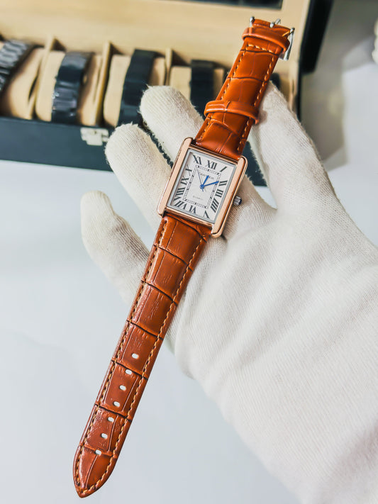 Old Money Tank - Brown & Silver Leather Edition