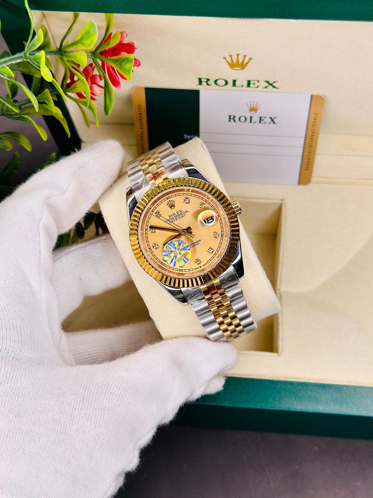 Datejust Two-Tone | Black Dial - Master Diamond Edition