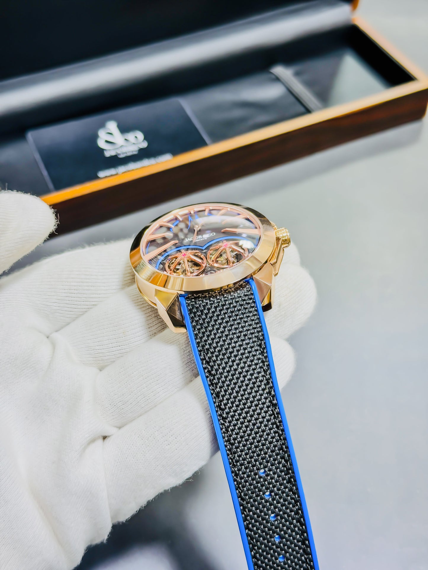 J&Co Batman Tourbillon - Dual Black & RoseGold Edition