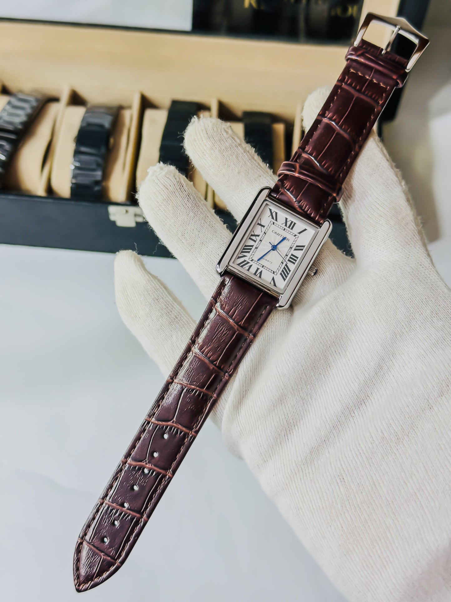 Old Money Tank - Silver Leather Edition