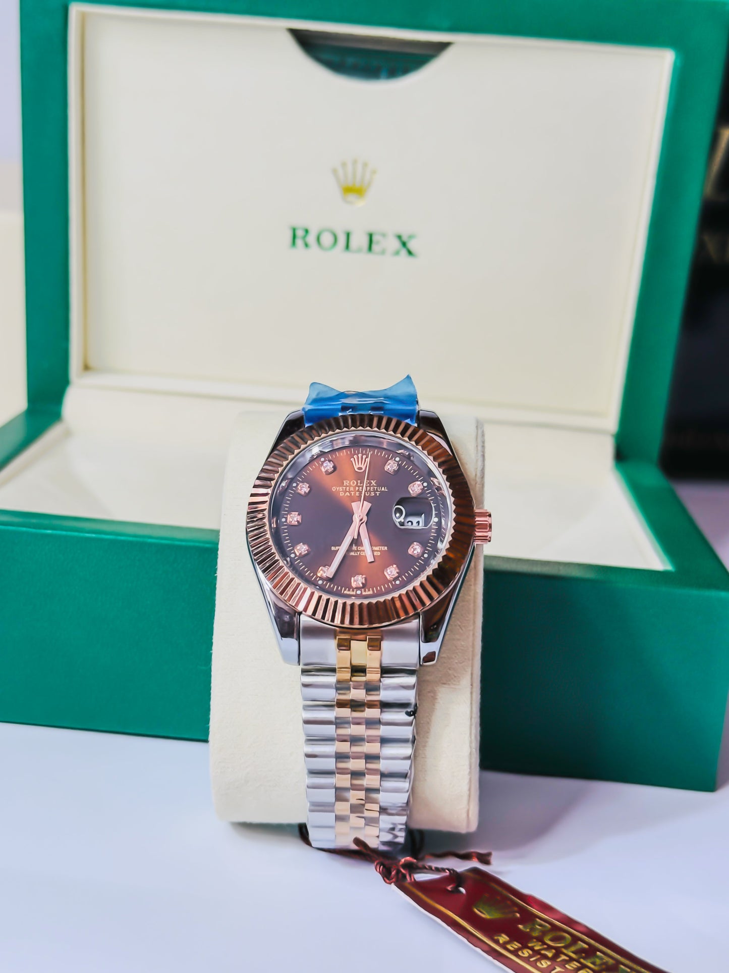 Premium Date Just - Two Tone - Rose Gold Edition