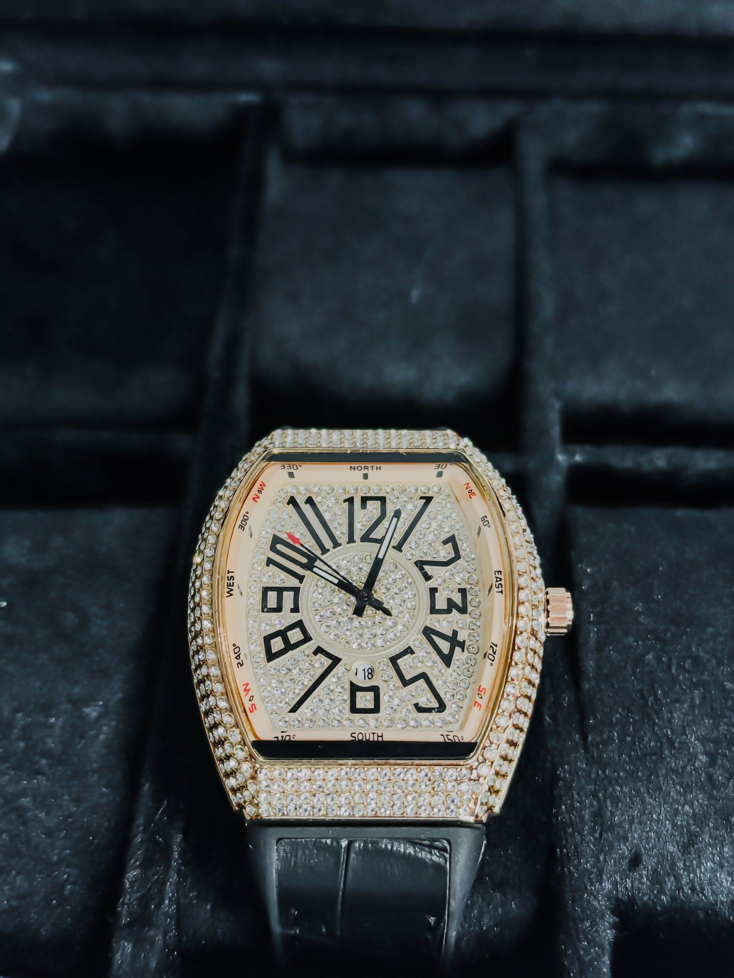 FM Premium - Black & Rose Gold Stone Edition