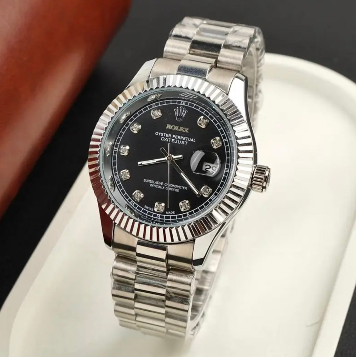 Royale Date Just - Silver Black