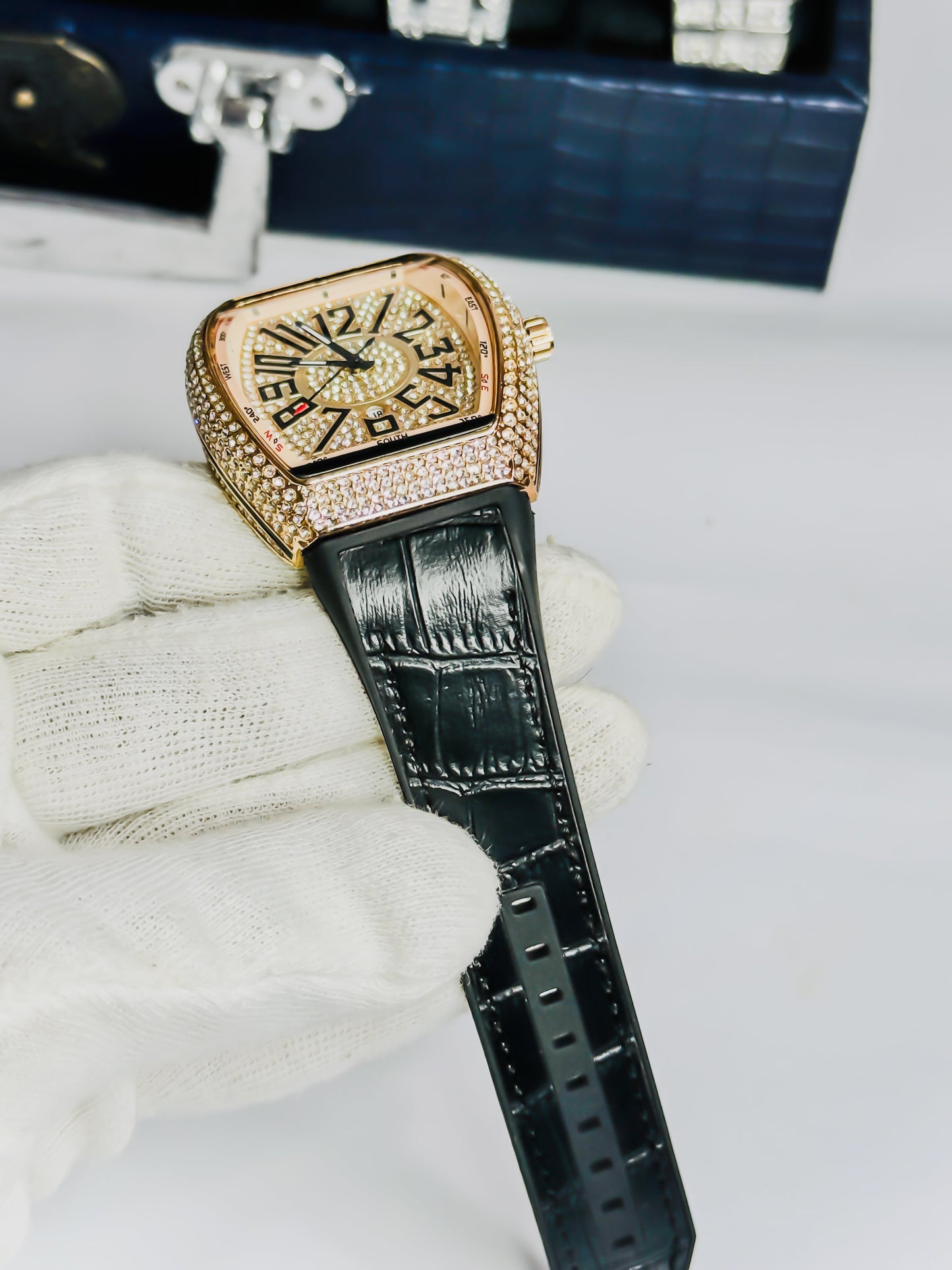 FM Premium - Black & Rose Gold Stone Edition