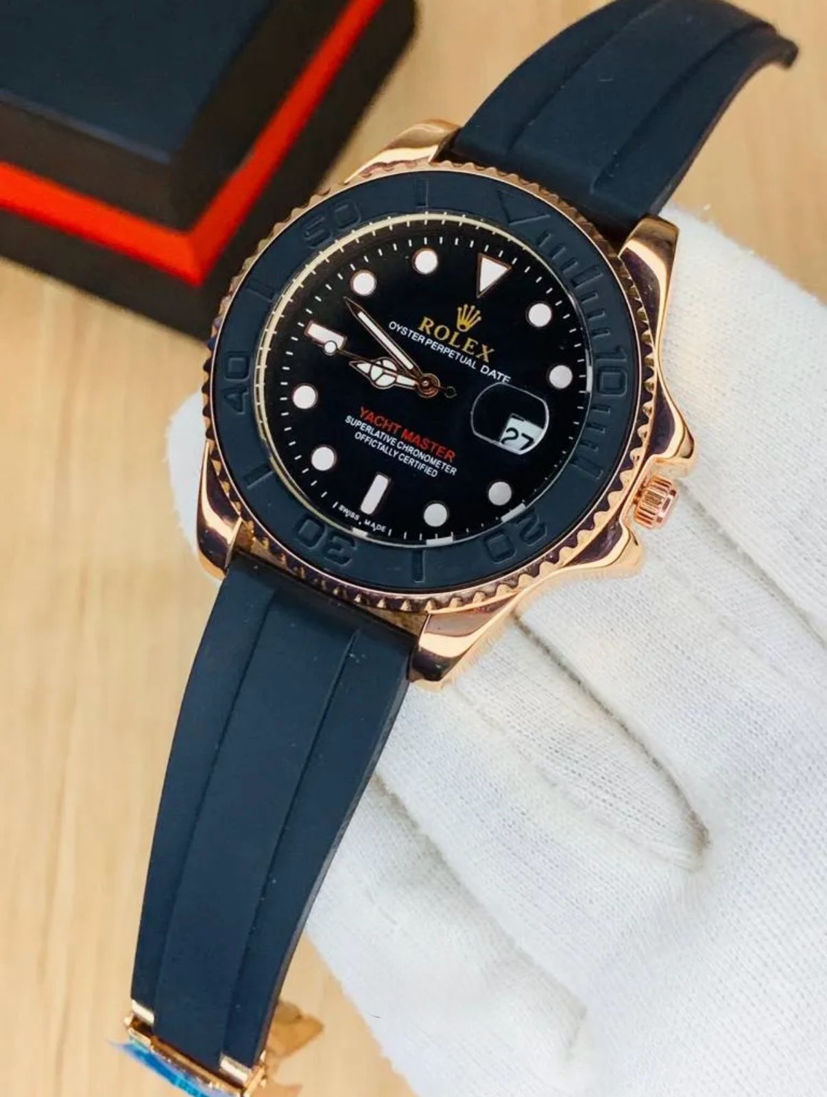 Yacht Master – Black & Rose Gold Edition