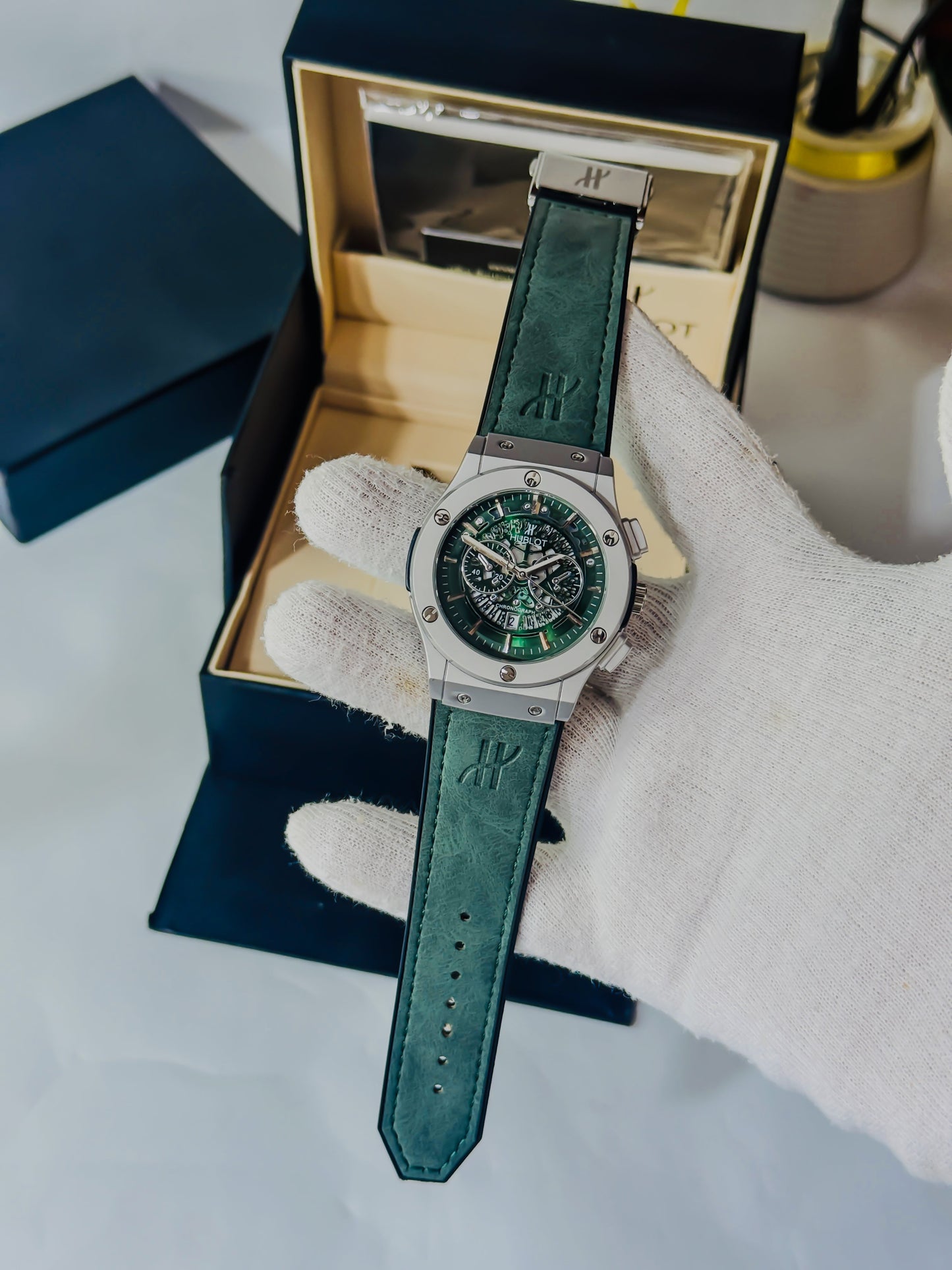 HB Geneve Green - Premium Strap Edition