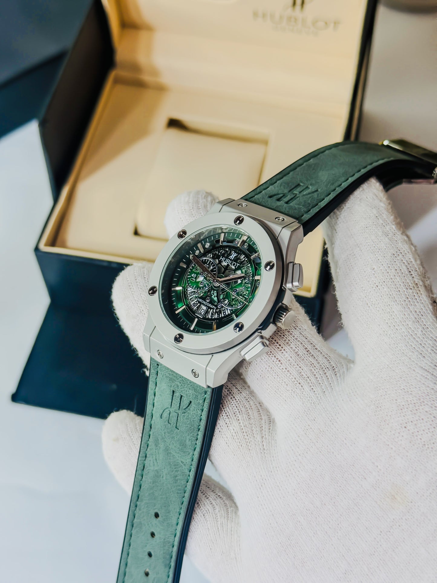 HB Geneve Green - Premium Strap Edition